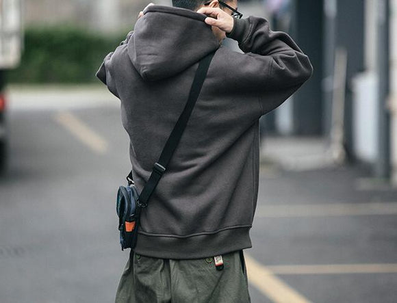 Suéter Retro Holgado de Terciopelo para Hombre