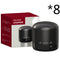 8 Piezas Negro Wine Stopper