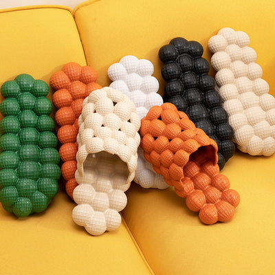 Pantuflas de Baño Suela Gruesa Diseño Espiga Antideslizantes