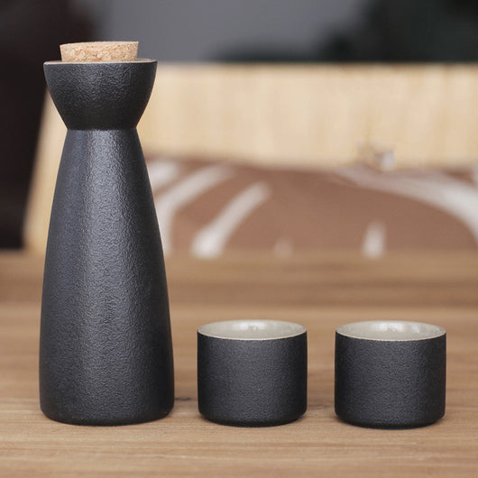 Juego de Copas de Vino Cerámica Zen Estilo Tinta Japonesa - Image 12