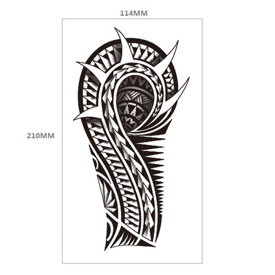 Tatuaje Temporal Transferible - Patrón Animal Tigre y León Media Manga - Image 28