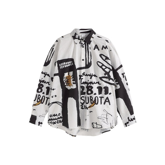 Playera de Diseño Graffiti Pintado a Mano - Colección Otoño Invierno - Image 2