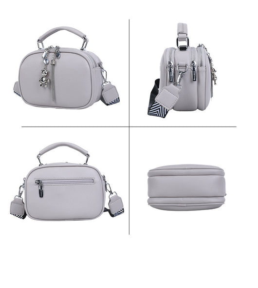 Bolso Cuadrado Pequeño con Costura Decorativa para Mujer - Image 32