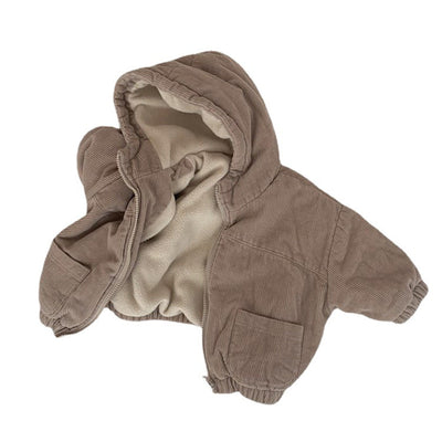 Cardigan de Pana Grueso Retro para Niño con Cierre de Cremallera - Image 11