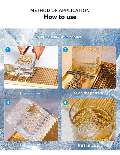 Sello Hermético para Hielo con Patrón Cobre Creative Kitchen - Image 11