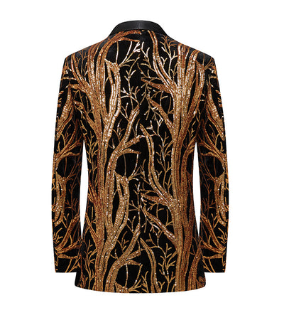 Traje Blazer Lentejuelas Hombre - Chaqueta Versátil Performance - Image 17