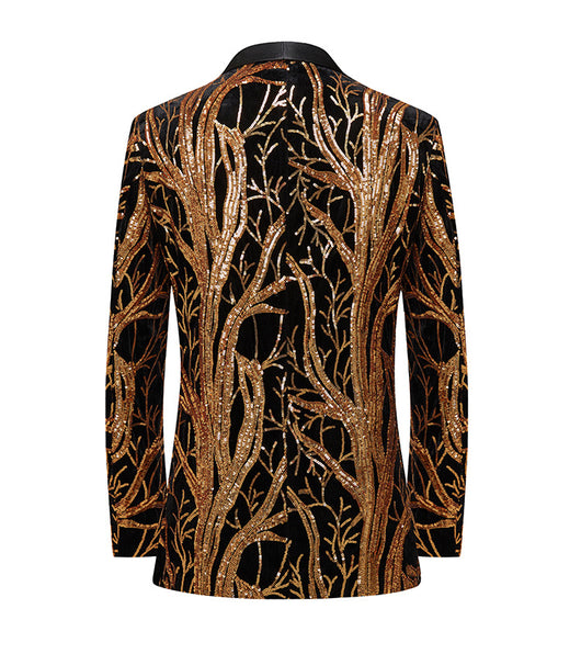 Traje Blazer Lentejuelas Hombre - Chaqueta Versátil Performance - Image 17