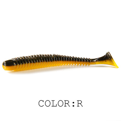 Señuelo de Pesca Luya Soft Fish con Cola T Bicolor y Sal - Image 30