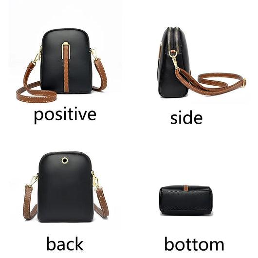 Bolso Bandolera Estampado Lychee Gran Capacidad Hombro Único - Image 22