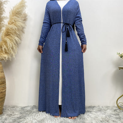 Cardigan Tejido Largo para Mujer - Abrigo Suéter Versátil - Image 7
