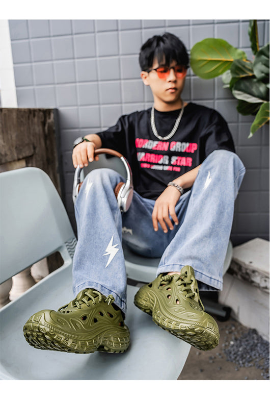 Sandalias Deportivas Antideslizantes para Hombre con Suela Gruesa y Talón Cubierto - Image 21