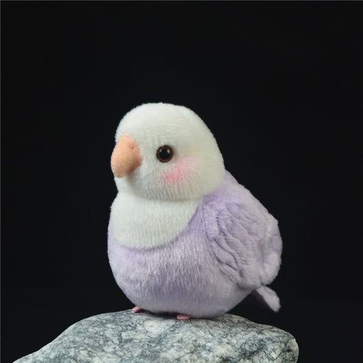 Peluche Relajante Loro y Peonía - Juguete Antiestrés - Image 3