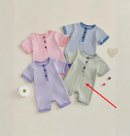 Conjunto de 4 Piezas en Algodón Puro con Rayas - Estilo Casual - Image 3