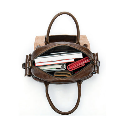 Mochila Retro de Cuero Multifuncional para Mujer - Image 15