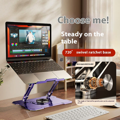 Soporte Giratorio Refrigerante para Notebook con Base Plegable - Image 3
