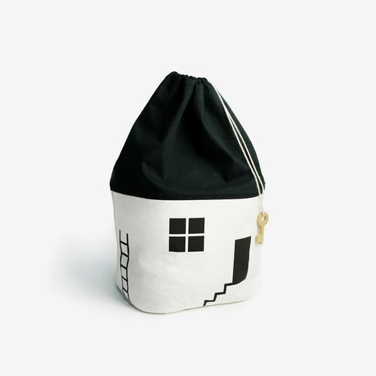 Juego de Bolsas de Almacenamiento Nórdico con Cuerda de Algodón - Organizador del Hogar