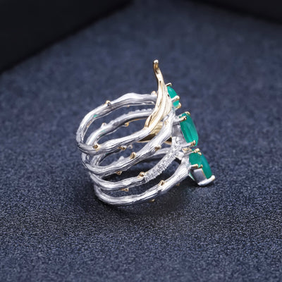 Anillo Personalizado con Gemas Incrustadas Diseño Exclusivo - Image 18