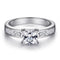 Anel Feminino em Prata Esterlina com Zircônia e Diamante de Simulação, Anel Principal 5