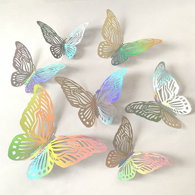 Pegatinas Decorativas de Mariposas 3D con Efecto Hueco - Image 7