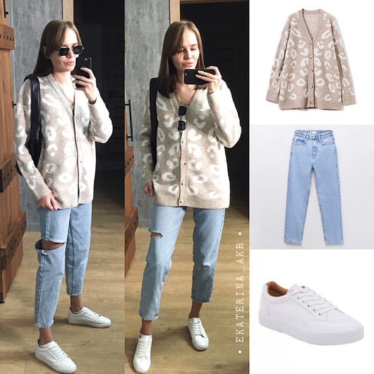 Cardigan Tejido Cuello V Otoño Invierno para Mujer - Image 12
