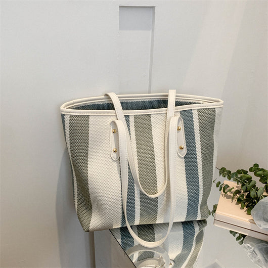Bolsa Commuter de Lona de Gran Capacidad para Mujer - Image 13
