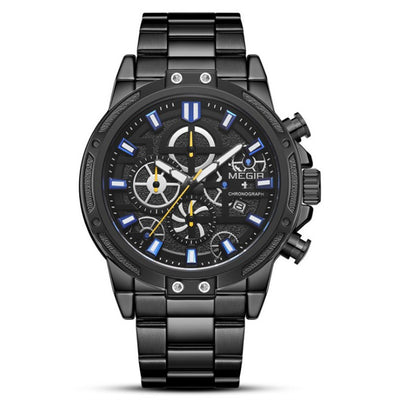 Reloj Deportivo Cronógrafo Acero Inoxidable Luminoso Hombre - Image 6