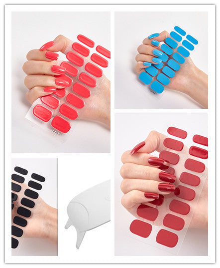 Calcomanías de Uñas Adhesivas Impermeables con Letras y Colores - Image 57