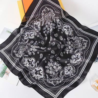 Pañuelo de Seda Estilo Coreano Retro Versátil para Mujer Profesional - Image 12