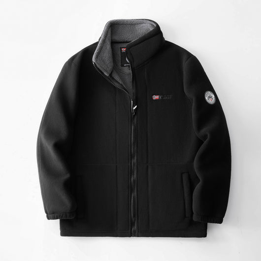 Chaqueta Polar Térmica Hombre Doble Cara Acolchada - Image 9