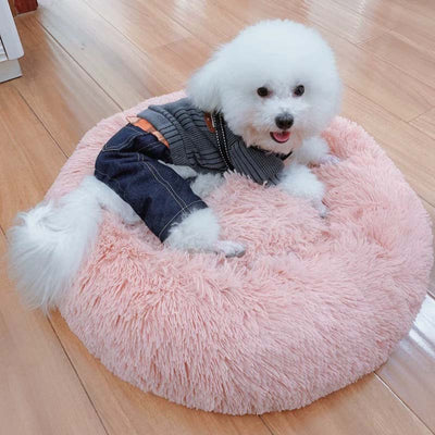 Cama Térmica para Gatos con Felpa Gruesa - Nido Profundo para Invierno
