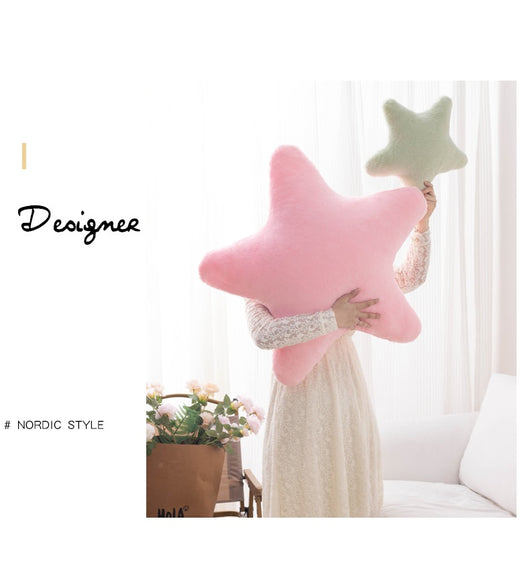 Almohada de Peluche Suave con Patrón de Estrellas - Regalo Perfecto Soft Girl - Image 23