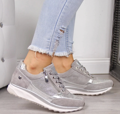 Zapatillas Deportivas Running con Brillantes en Colores Puros - Image 8