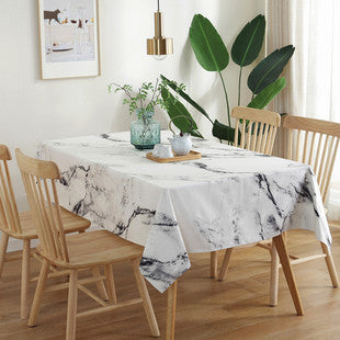 Mantel Impermeable Estilo Mediterráneo a Rayas Azules con Borlas - Image 6