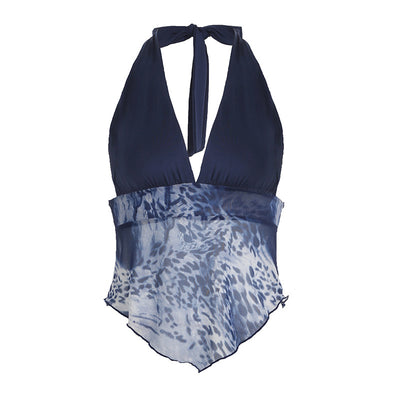 Top Halter Escotado sin Espalda Slim Fit para Mujer - Image 6