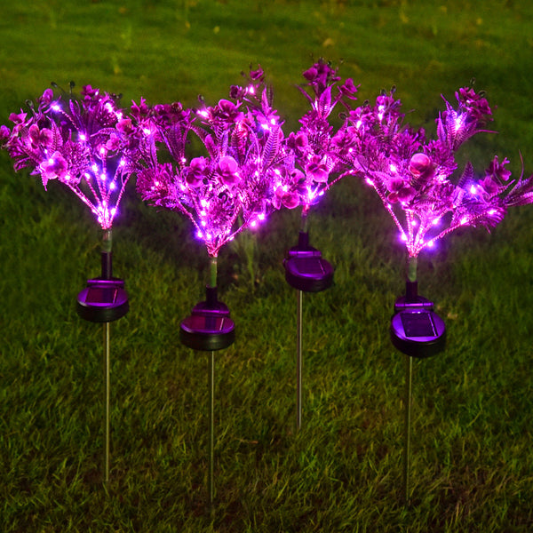 Linterna Solar Festiva Phalaenopsis para Exterior
