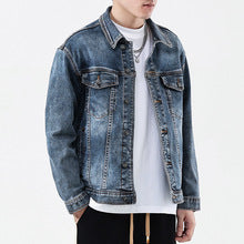 Chaqueta Camisa Denim Retro Americana Estilo Clásico - Image 11