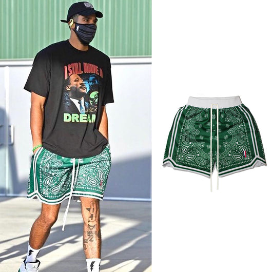 Pantalones Cortos de Baloncesto Retro para Entrenamiento - Shorts Deportivos Holgados Hasta la Rodilla - Image 10