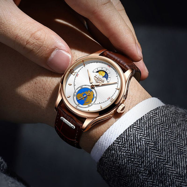 Reloj de Cuarzo Ejecutivo Resistente al Agua con Diseño Personalizado