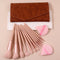Set de 12 Brochas de Maquillaje Profesional Pelo Suave