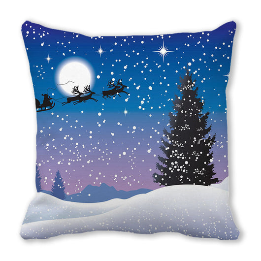 Funda de Almohada Navideña Serie Alce Creativo Estampada - Image 8