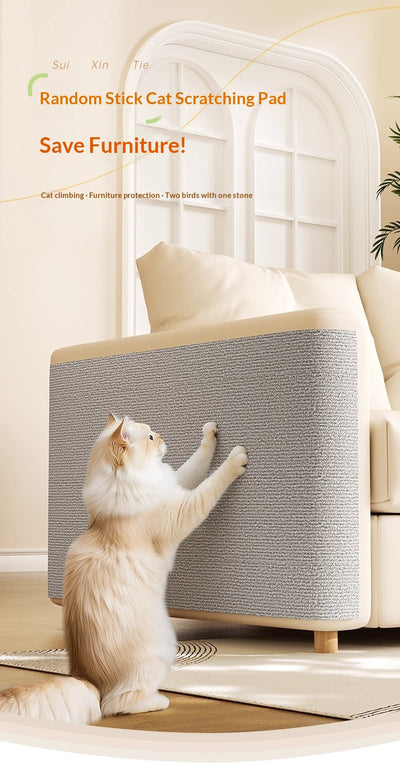 Rascador de Pared Adhesivo para Gatos - Recortable, Resistente y sin Pelusas - Image 18