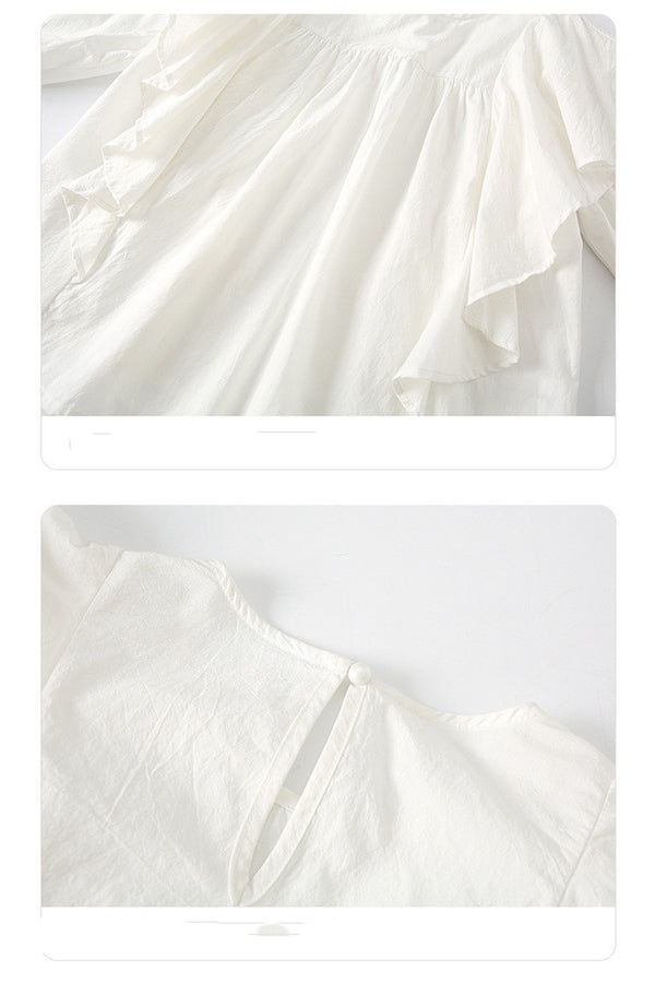 Camisa Suelta Primavera Otoño para Padres e Hijos