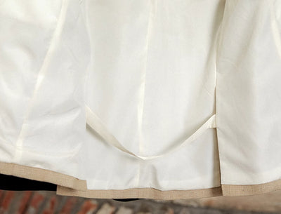 Traje Ejecutivo de Algodón y Lino Texturizado Cruzado Británico Transpirable - Image 8