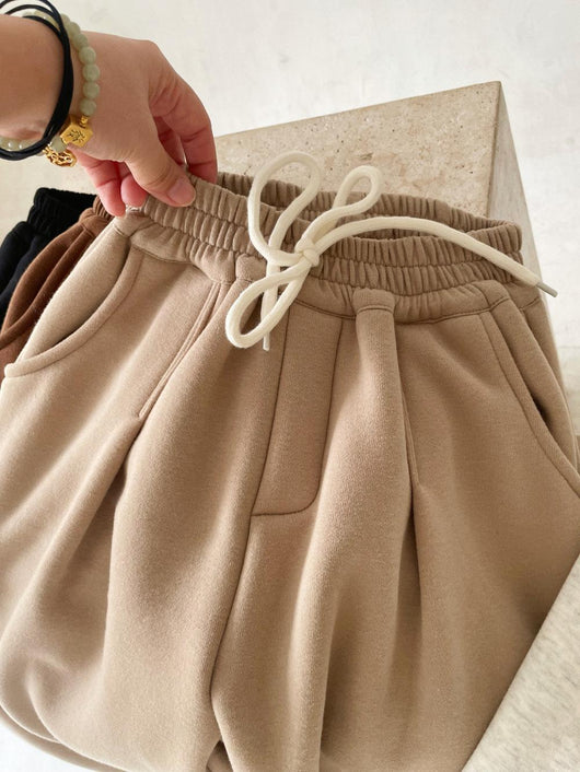 Pantalones Casuales Acolchados de Terciopelo Coreanos para Niños - Image 11