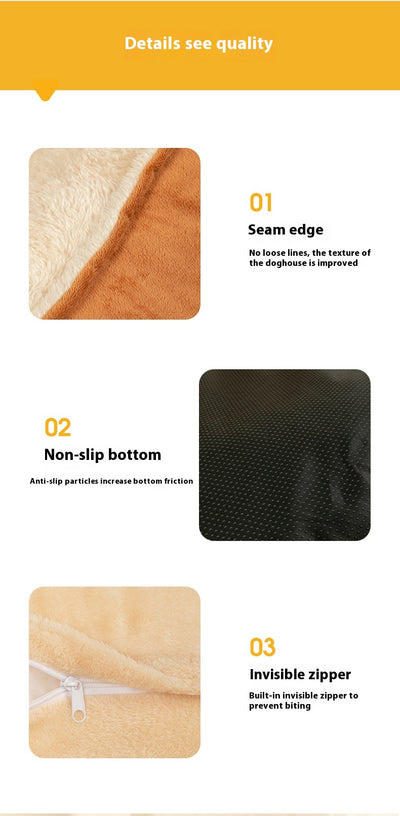 Cama Térmica para Perros Grandes con Colchón Desmontable y Lavable - Image 14