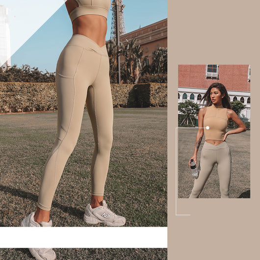 Pantalones Deportivos Ajustados Antiimpacto para Mujer - Conjunto Yoga y Running - Image 8