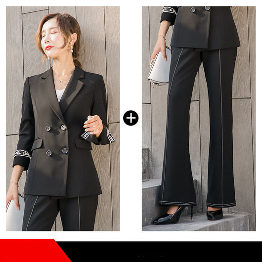 Blazer Blanco Elegante de Manga Larga para Mujer - Image 3
