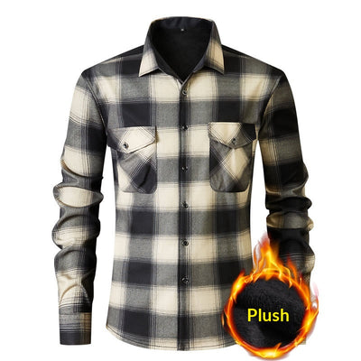 Cardigan Casual de Algodón Acolchado para Hombre - Image 8