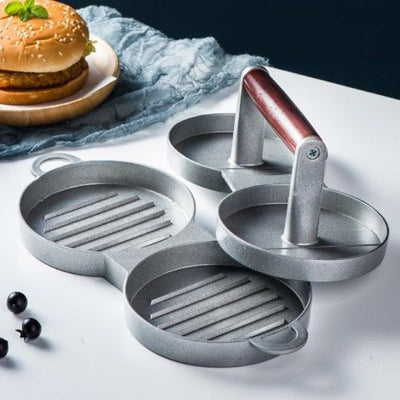Prensa para Hamburguesas de Aluminio - Molde Profesional para Carnes a la Parrilla - Image 6