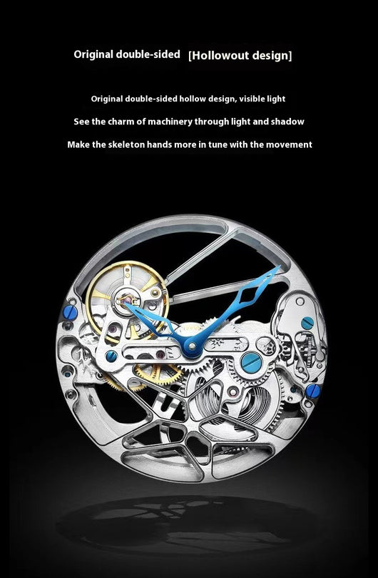 Reloj Mecánico Automático de Cristal Doble - Image 8